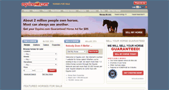 Desktop Screenshot of equine.com