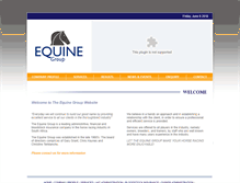 Tablet Screenshot of equine.co.za